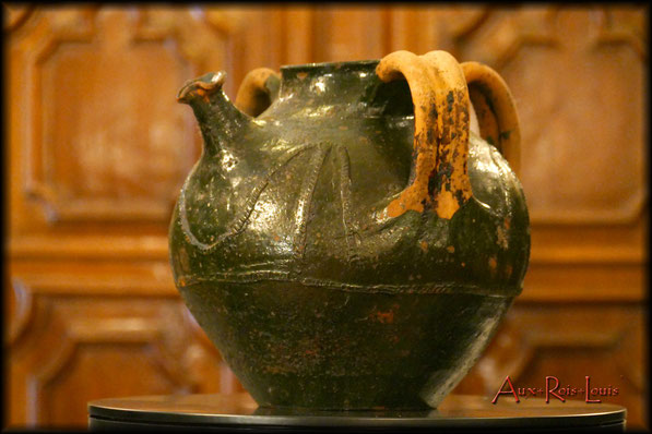 Pottery oil flask - 18th Century - Quercy