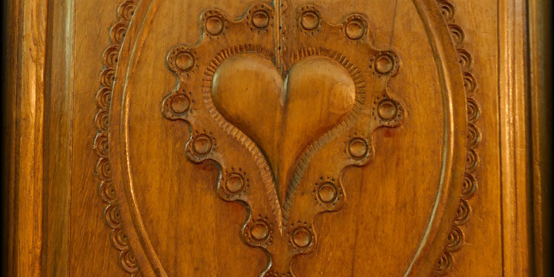 MP001_P1500412 Oak wedding wardrobe – 19ᵗʰ century – Brittany - MP001