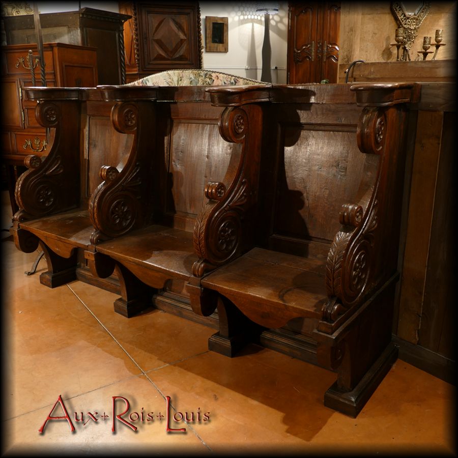 Stalle de Chœur en chêne – Louis XIV – XVIIIᵉ siècle – Auvergne