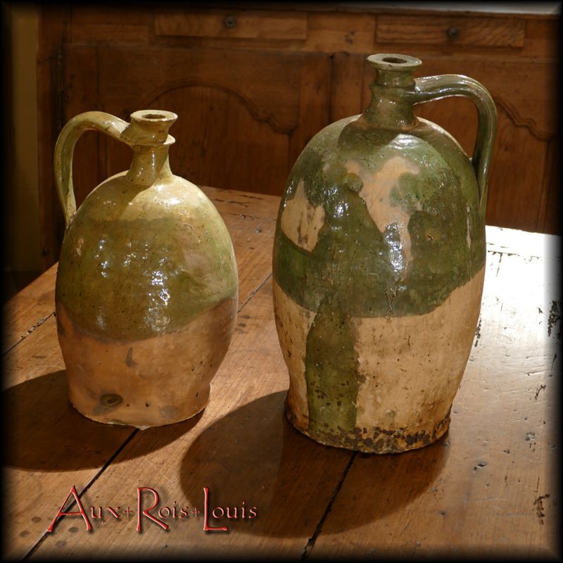 Two water jugs – 19ᵗʰ century – Sadirac – Gironde