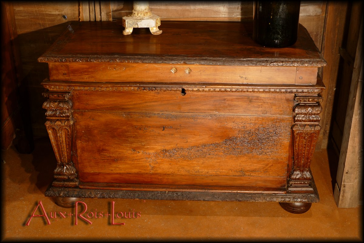 Renaissance style chest in walnut - 17ᵗʰ century - Périgord - [ME051]
