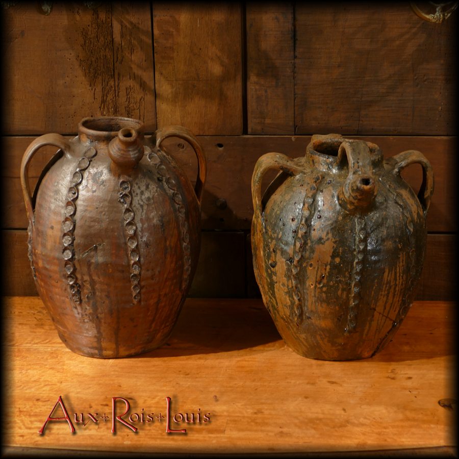 Two oil jugs - 19ᵗʰ century - Périgord - [PA053] [PA054]