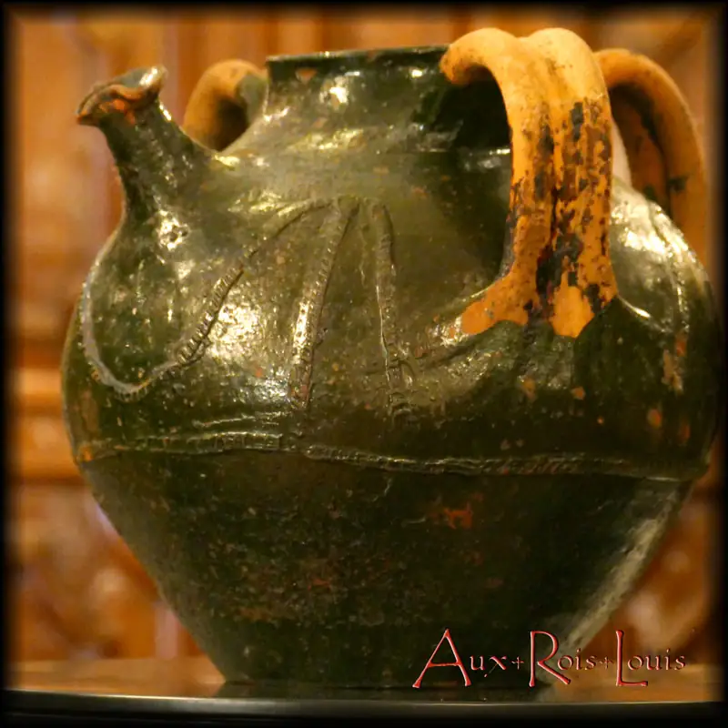 Pottery oil flask – 18ᵗʰ century – Quercy – [PA001]