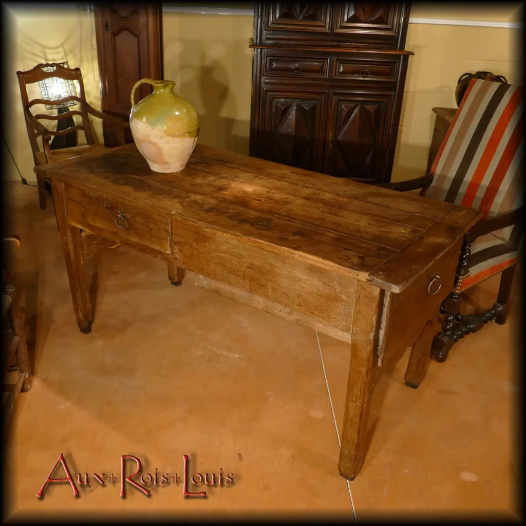 Oak farm table – 18ᵗʰ century – Cantal – [MP031]