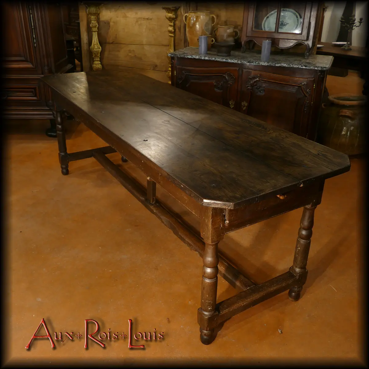 Louis XIII Manor Table in Oak – 17th century – Corrèze – [ME091]